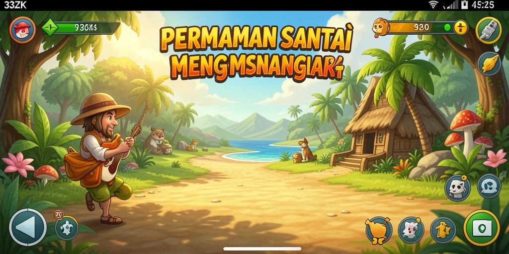 Screenshot menunjukkan tampilan gameplay menawan dari 33ZK.