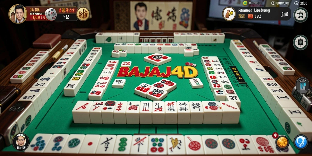 Screenshot permainan BAJAJ4D dengan tampilan Mahjong yang menarik.