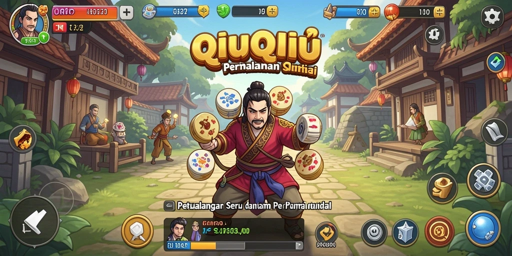 Tampilan gameplay seru dari CERITOTO dengan fitur QiuQiu.