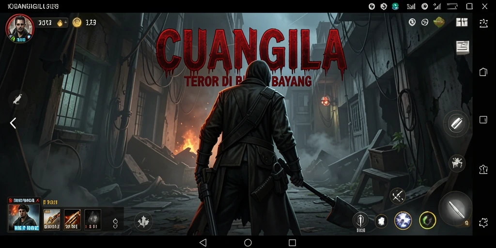 Tampilan gameplay seram dari CUANGILA yang mendebarkan.