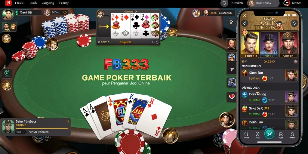 Gameplay seru Poker di FB333 dengan variasi menarik.