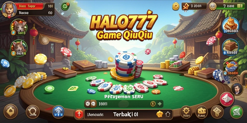 Screen gameplay QiuQiu yang seru dan menarik di HALO777.