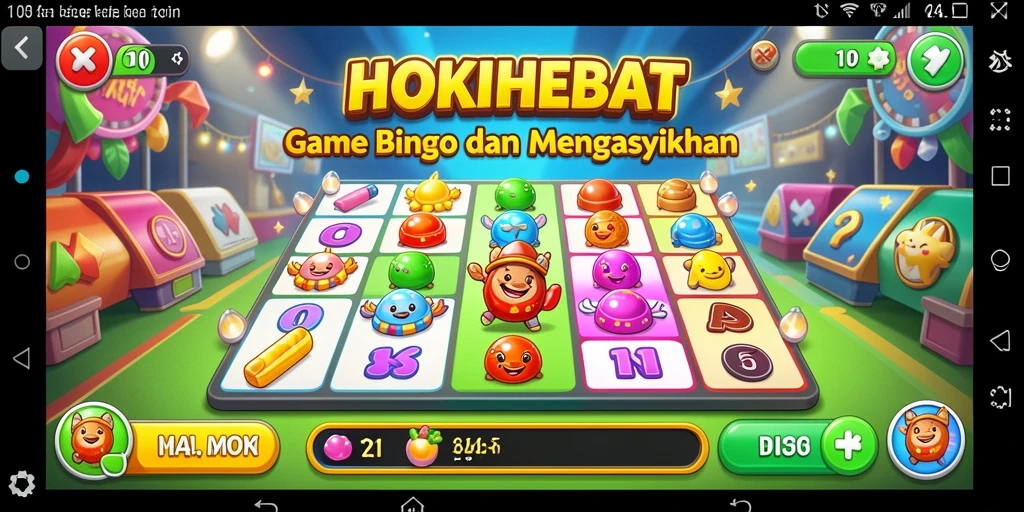 Screenshot utama dari gameplay seru di HOKIHEBAT.