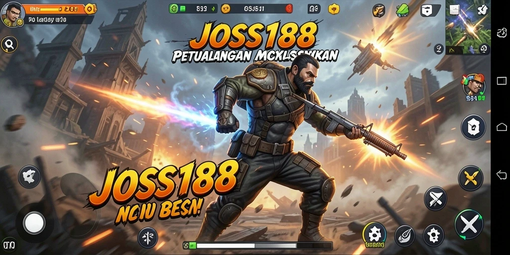 Gameplay JOSS188 menunjukkan aksi seru dan menegangkan.