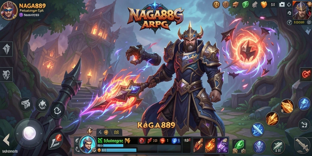 Tampilan gameplay yang mengesankan dalam petualangan ARPG.