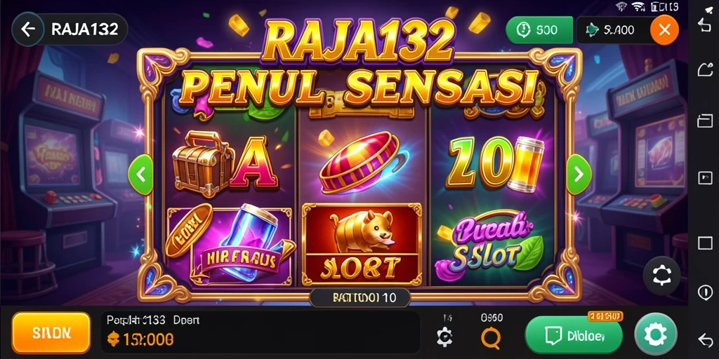 Tampilan gameplay yang menakjubkan dalam RAJA132.