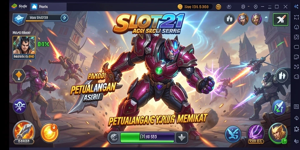 Tampilan mendebarkan dari gameplay aksi SLOT21 yang penuh tantangan.